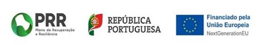 logotipos prr, governo português e união europeia