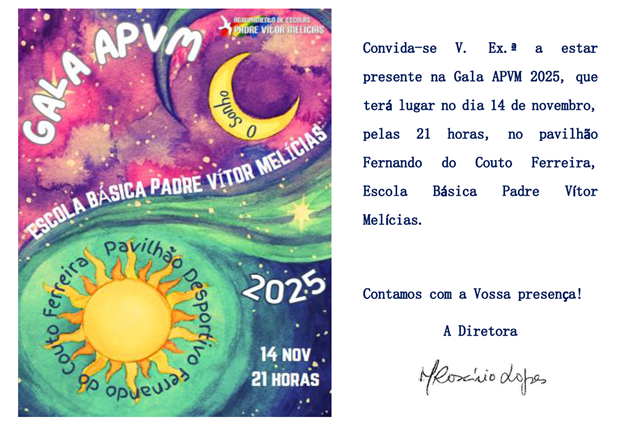 Convite GALA